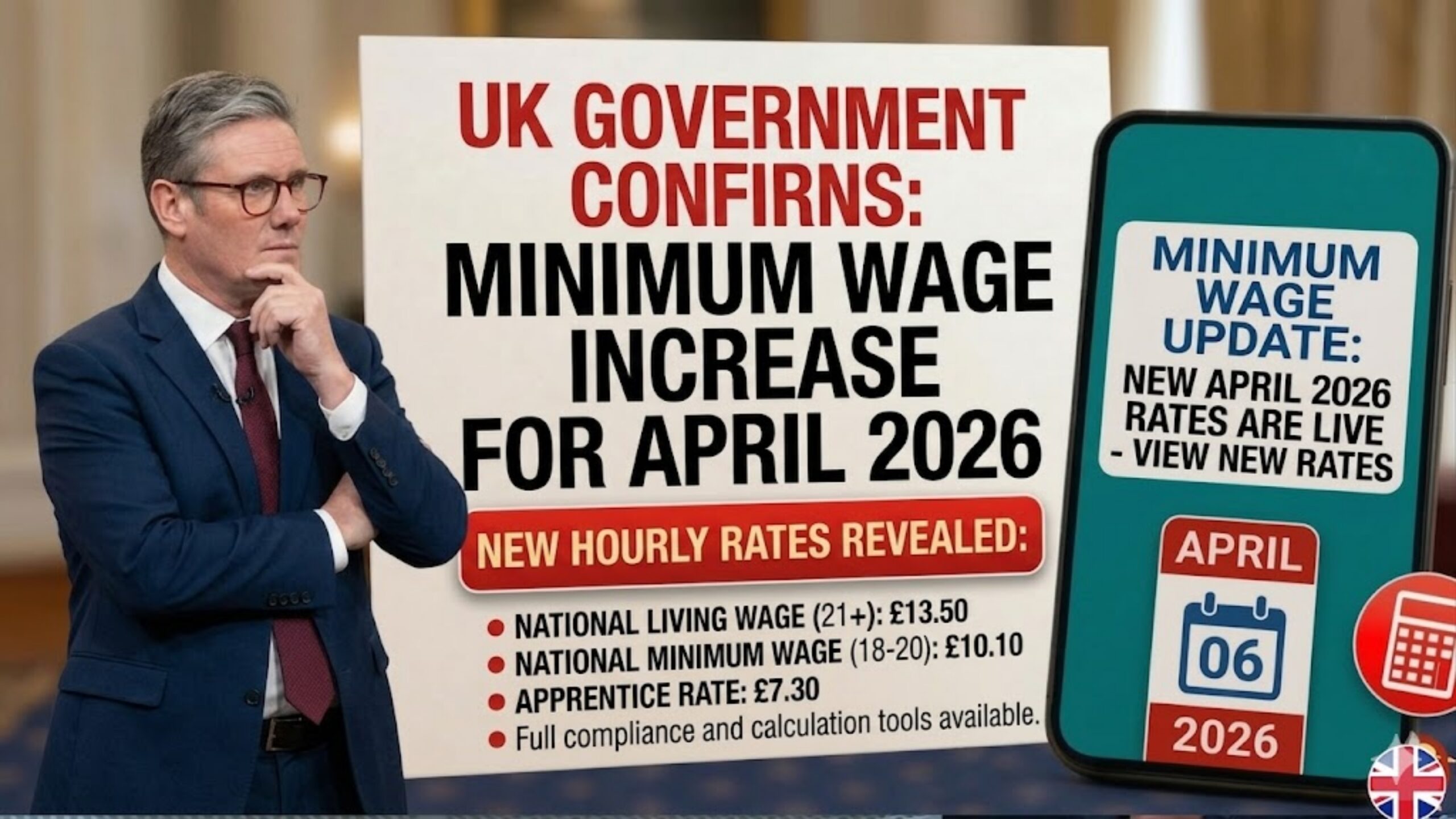 UK Government Confirms Minimum Wage Increase for April 2026
